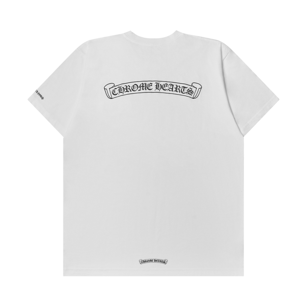 Chrome Hearts - Scroll Logo Fuck You T-Shirt - Black/White
