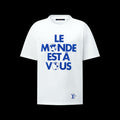Louis Vuitton |  "Le Monde Est À Vous" White Cotton Shirt