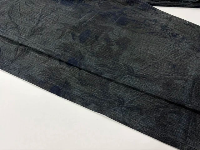BALENCIAGA Wide-Leg Distressed Camouflage-Print Jeans