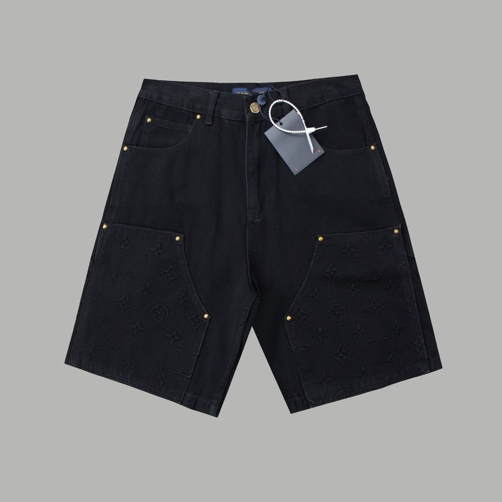 Louis Vuitton Denim Carpenter Shorts | Blue & Black