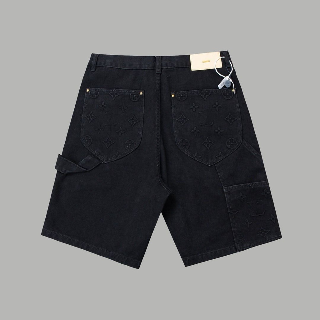 Louis Vuitton Denim Carpenter Shorts | Blue & Black