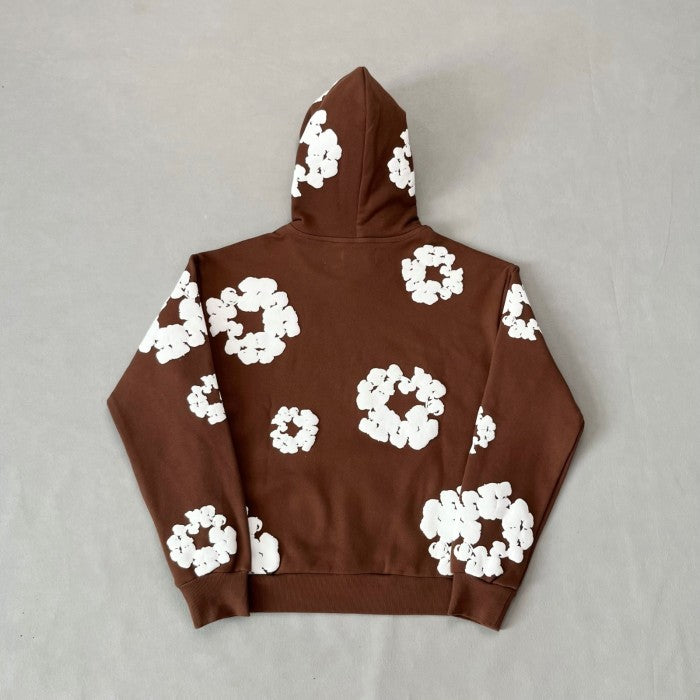 Denim Tears - The Cotton Wreath Brown Hoodie