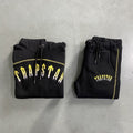 Central Cee x Trapstar Arch Panel Gradient Tracksuit - Hoodie & Pants Set - Black/Yellow