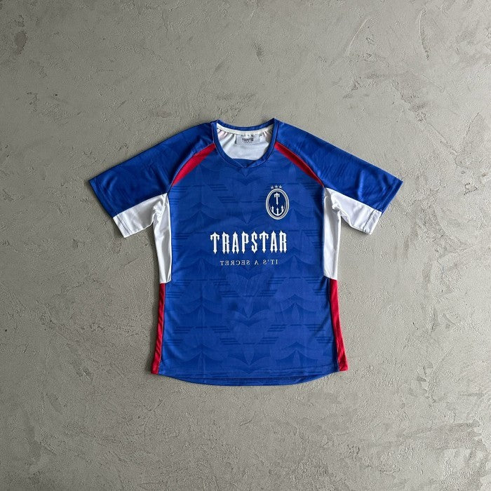 Trapstar Irongate Football Jersey - Blue/Red/White