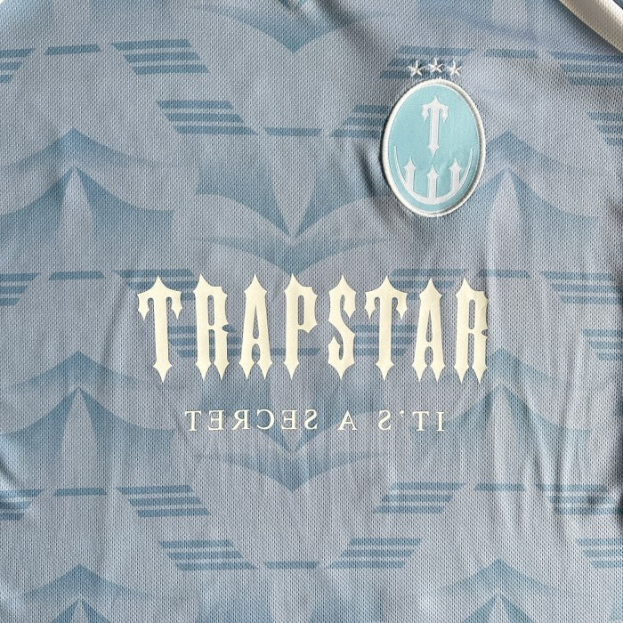 Trapstar London Irongate Football Jersey - Grey/Blue