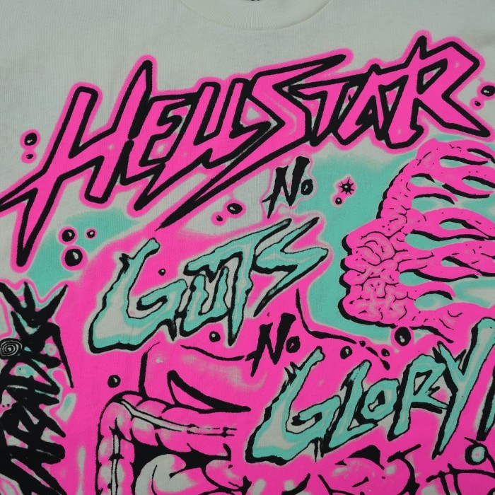 Hellstar No Guts No Glory T-Shirt - White
