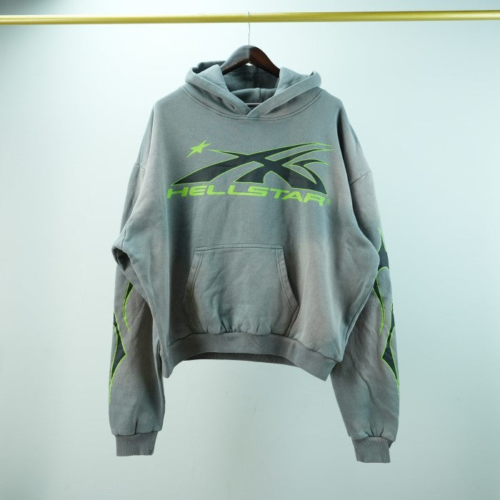 Hellstar Sport Logo Hoodie - Grey