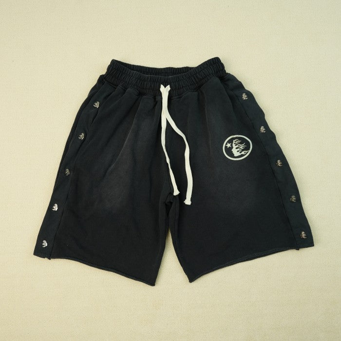 Hellstar Snap Sweat Shorts - Black