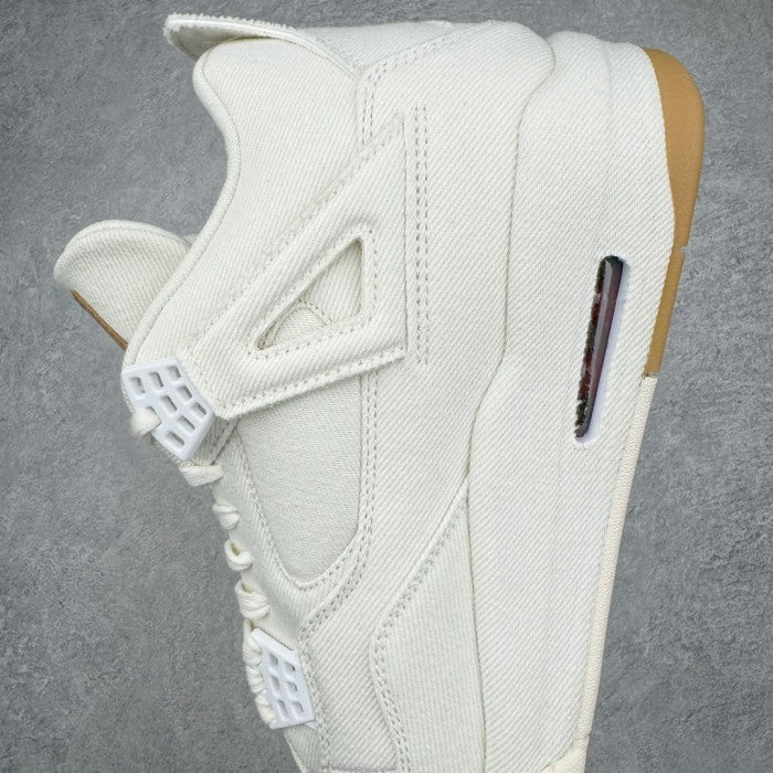 Levi's x Air Jordan 4 Retro 'White Denim' AO2571-100
