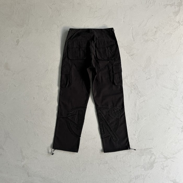 Minus Two Black Graff Cargos - Black Sequin Logo