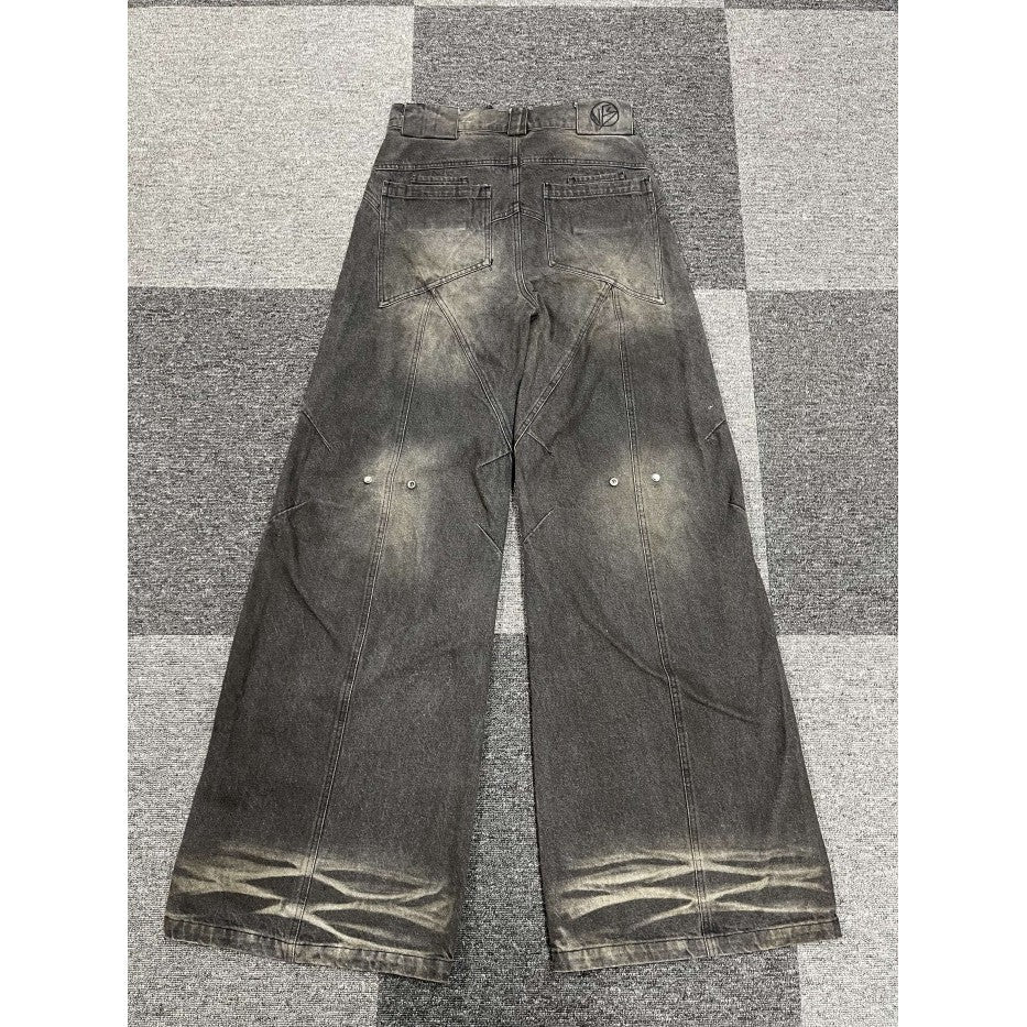 NO/FAITH STUDIOS - Sun Faded Dune Baggy Denim