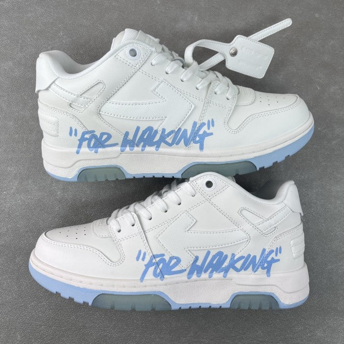 OFF-WHITE Out Of Office 'For Walking' Low Tops Sneakers - White Light Blue