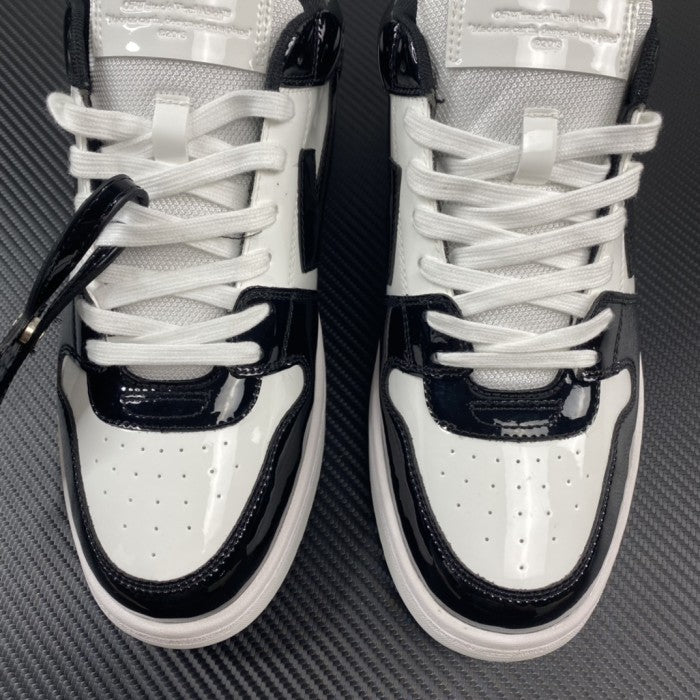 OFF-WHITE Out Of Office 'OOO' Low Tops Sneakers - Patent Black