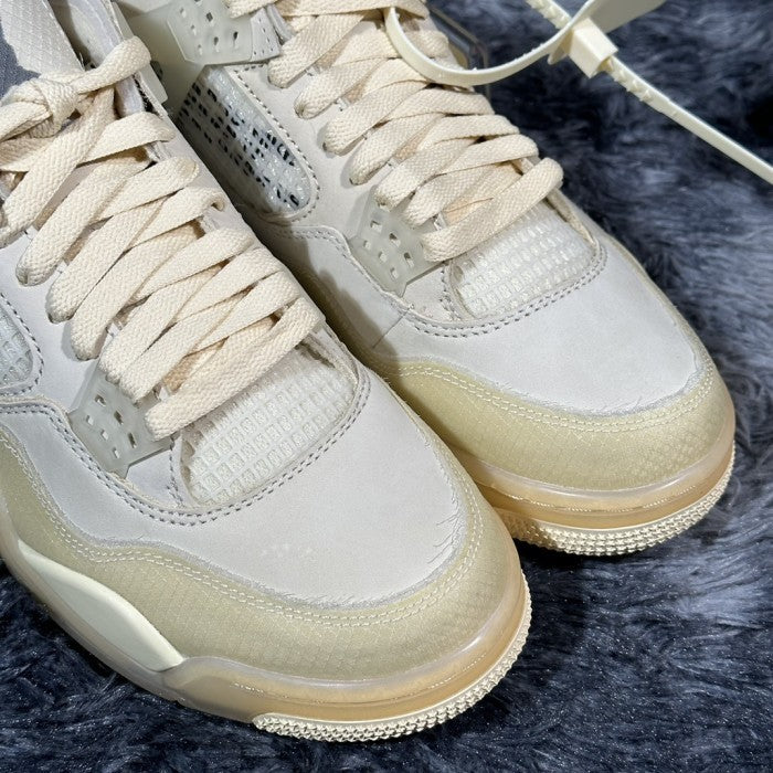 Off-White x Air Jordan 4 SP 'Sail'