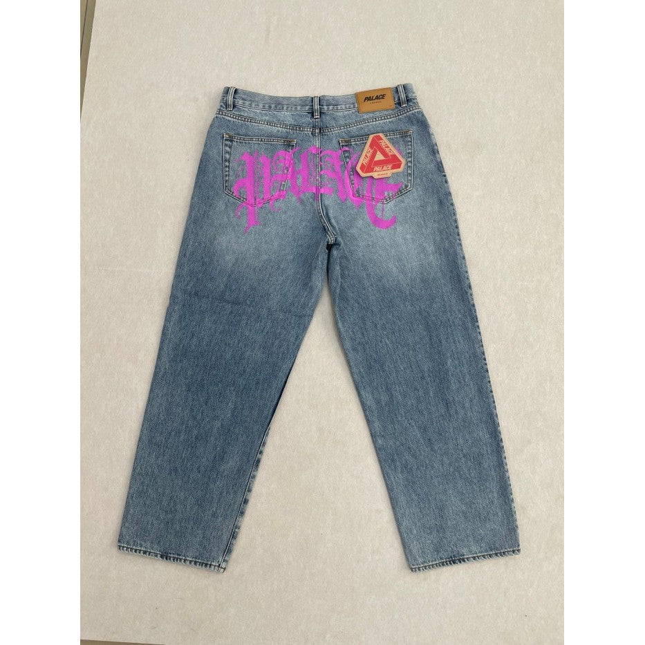 Palace El Script P90 Baggy Jean - Stone Wash