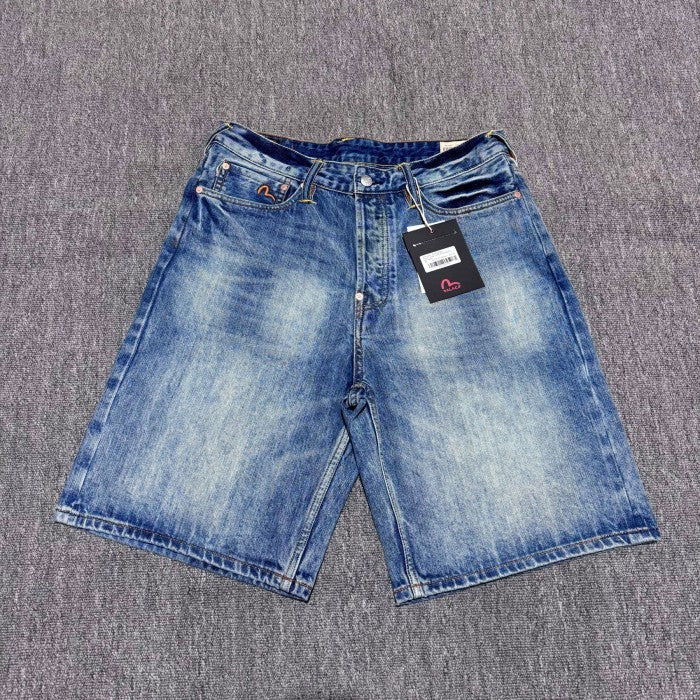 Palace x Evisu Dice Daicock Print Regular Fit Denim Short - Light Wash
