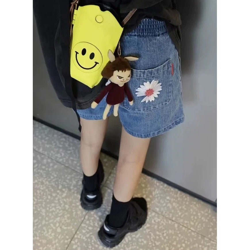 Peaceminusone Denim Shorts