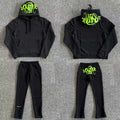 Syna World Logo Tracksuit - Black/ Green