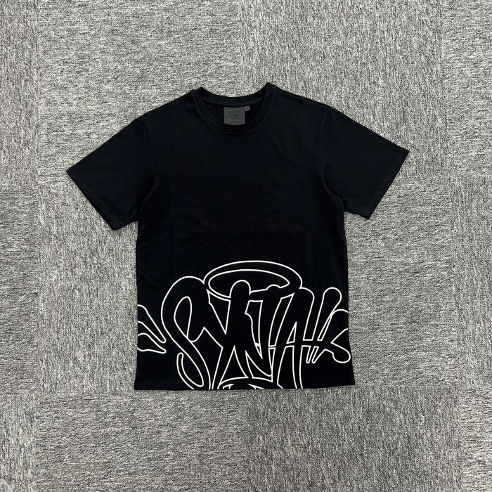 Syna World Outline T-Shirt - Black