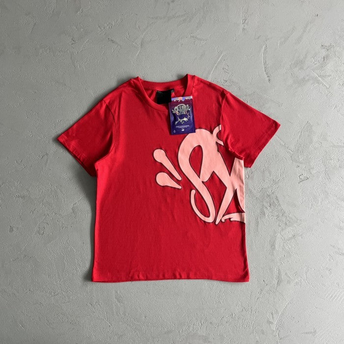 Syna World Syna Logo T-shirt & Short Set/ Suit - Red