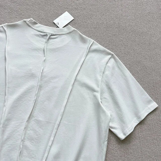 THUG CLUB X FILA - Stitch Logo White T-shirts