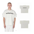 Yeezy YZY Gosha Black Dogs T-shirt Heather Grey