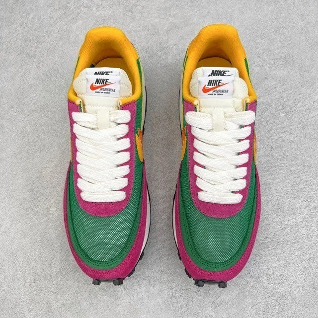 sacai x Nike LDV Waffle Daybreak Pine Green