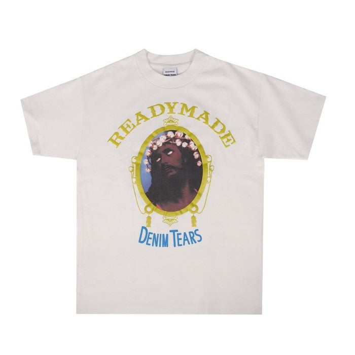 READYMADE x Denim Tears Cotton Wreath T-Shirt 'White'