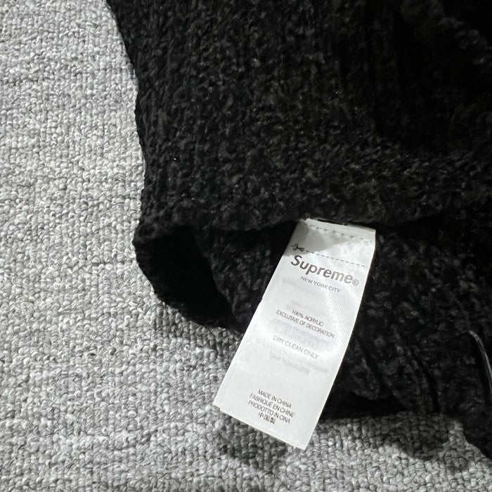 Supreme Chenille Sweater Vest 'Black'