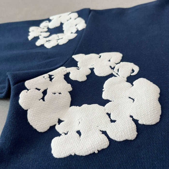 Denim Tears - The Cotton Wreath Navy Hoodie