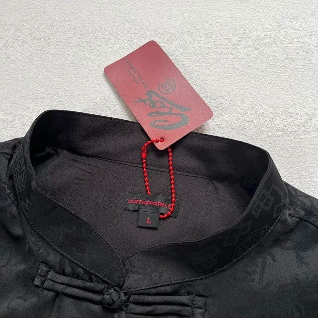 Clot × Neighborhood 20th Anniversary Silk Long Sleeve Shirt