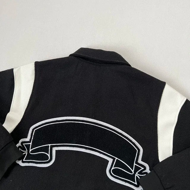 ASKYURSELF Banned Black Varsity Jacket