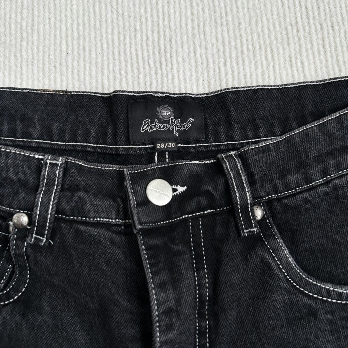 Broken Planet Denim Pants - Washed Black