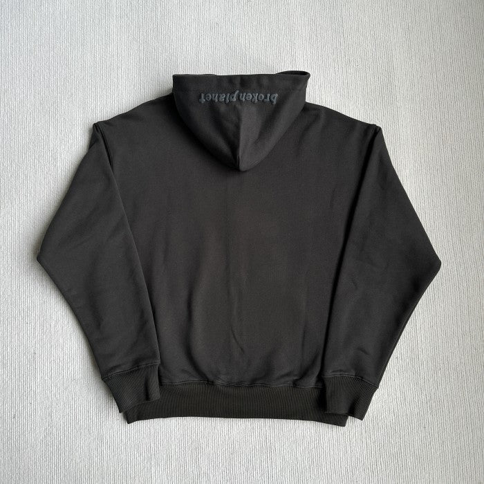 Broken Planet Zip-Up Hoodie - Black