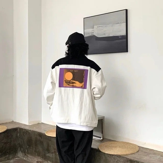 Cav Empt - Bleached 2 Colour Denim Jacket