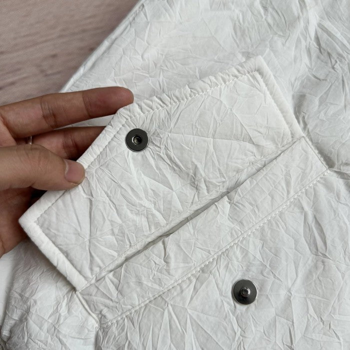 DRies Van Noten Backzip AW14 White Bomber Jacket