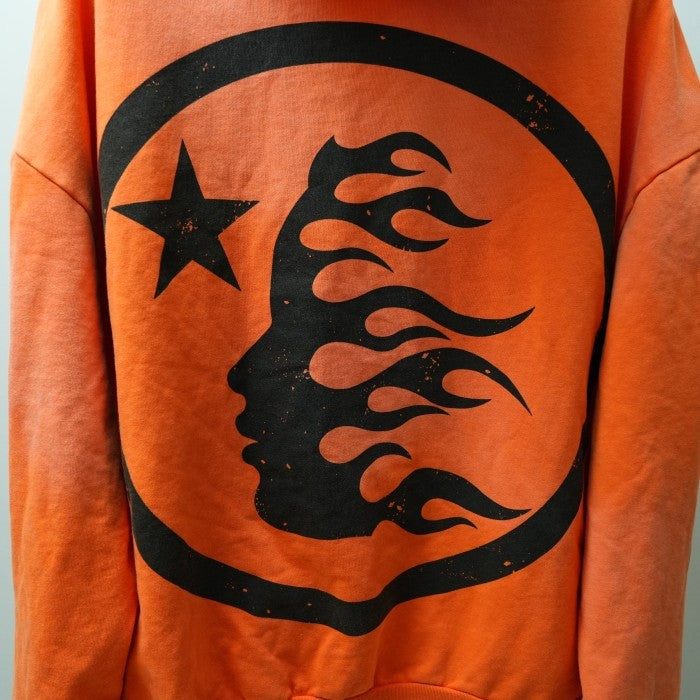 Hellstar Fire Orange Hoodie - Orange Dye