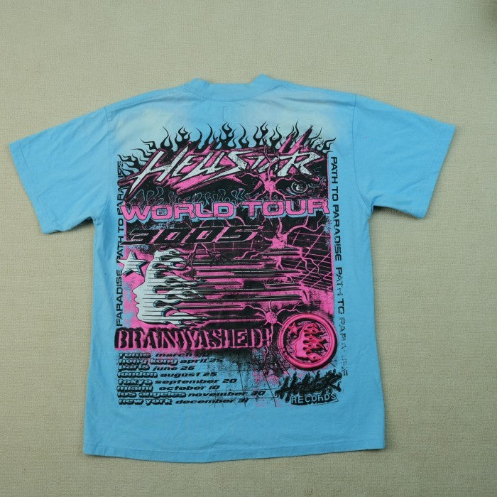 Hellstar Neuron Tour T-Shirt - Light Blue