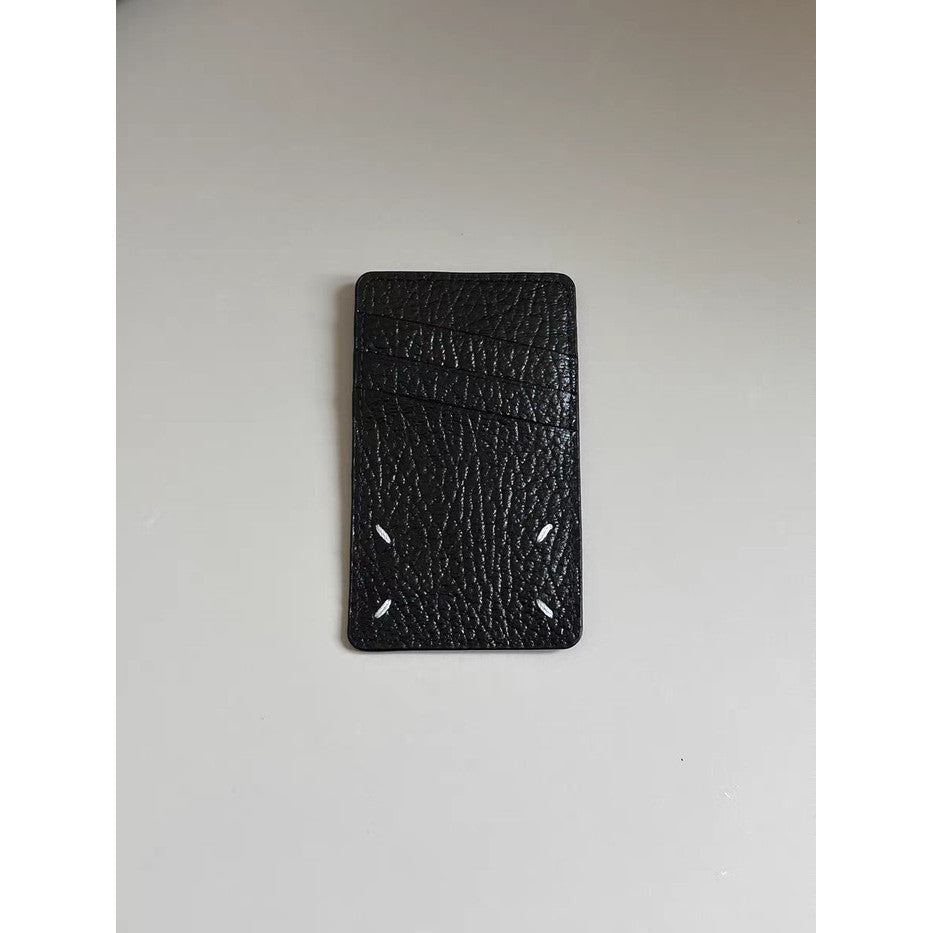 MAISON MARGIELA - Four Stitch-print leather card holder