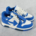 OFF-WHITE Out Of Office 'OOO' Low Tops Sneakers - White/ Blue