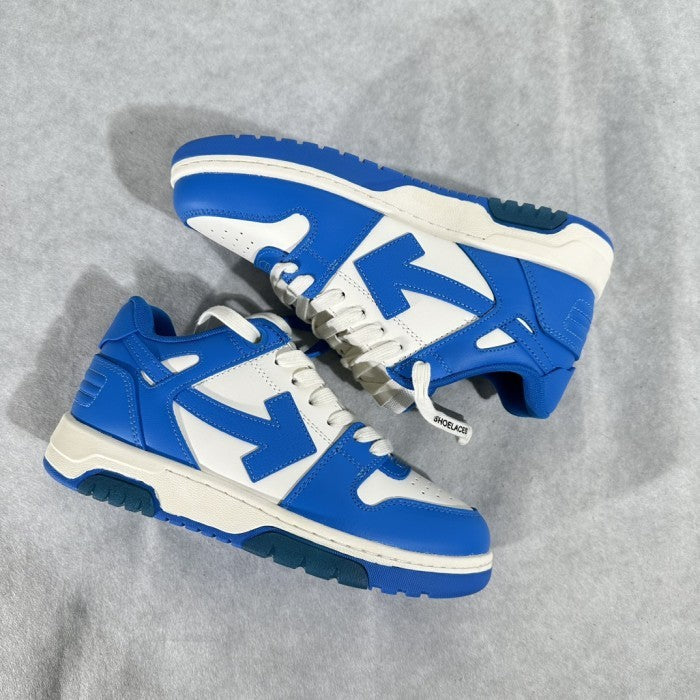 OFF-WHITE Out Of Office 'OOO' Low Tops Sneakers - White/ Blue