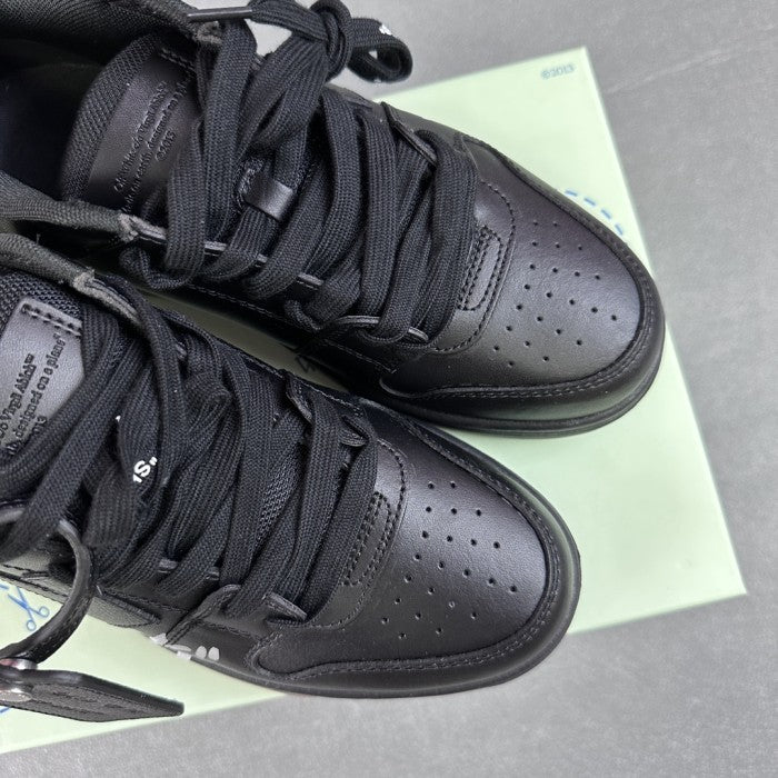 OFF-WHITE Out Of Office OOO "For Walking" Low Tops Sneakers - Black White