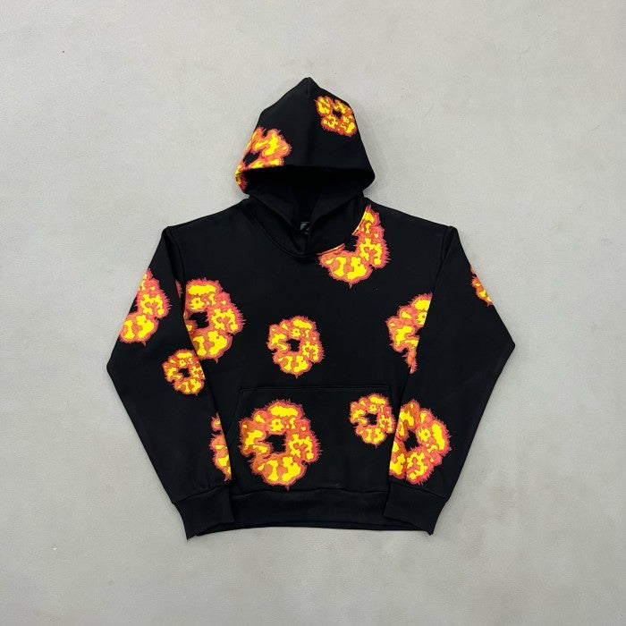 Offset x Denim Tears - The Cotton Wreath Black Hoodie