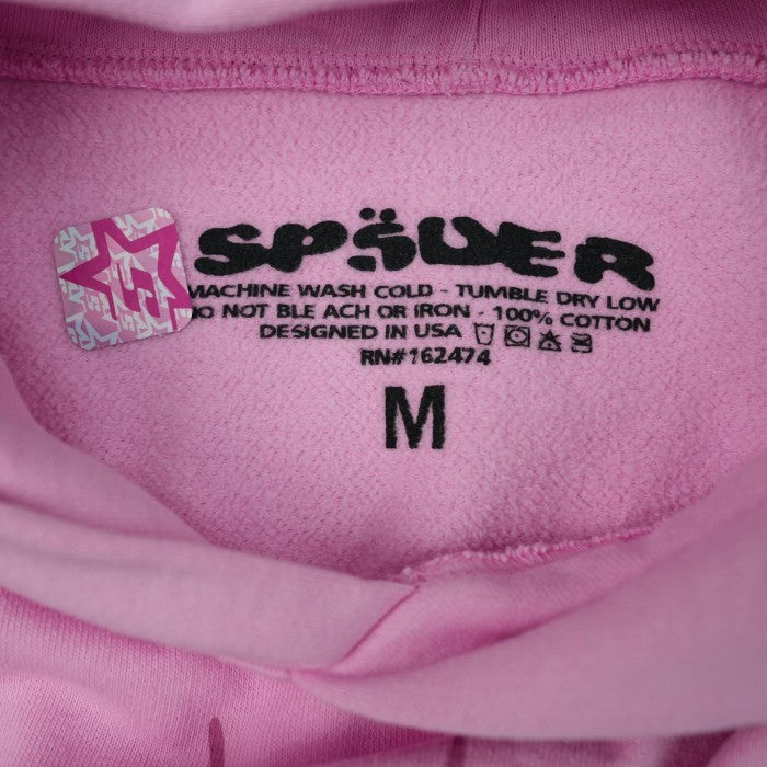 Sp5der OG Web Hoodie - Pink