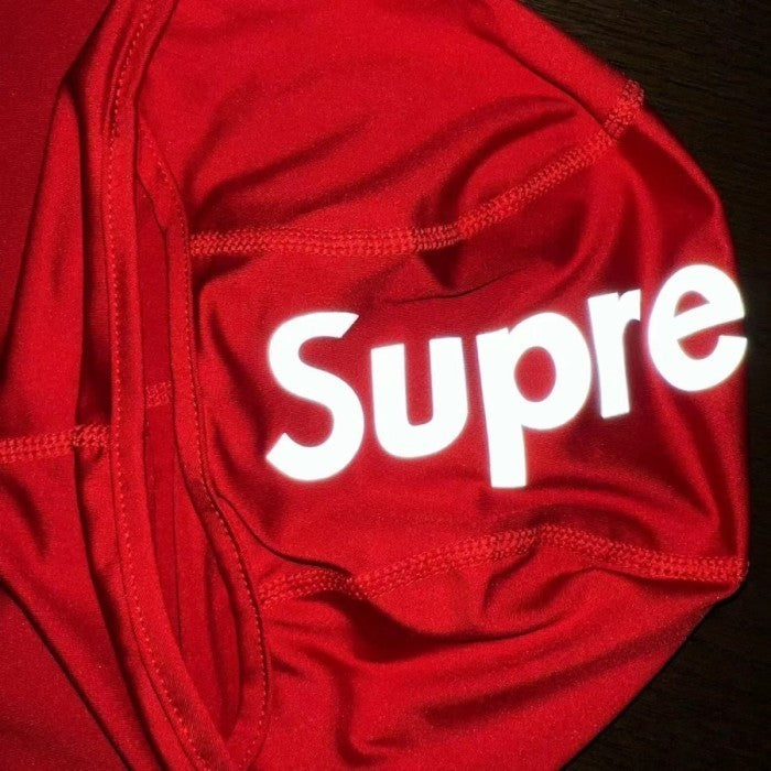 Supreme 3M Reflective Logo Balaclava (Black/Red)