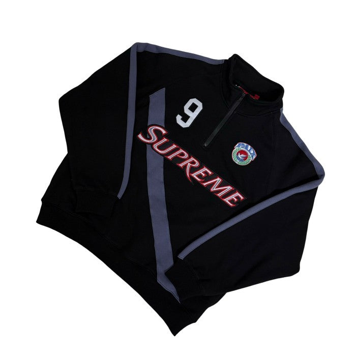 Supreme Equipe Half Zip - Sweatshirt/ Shorts/ Set - Black