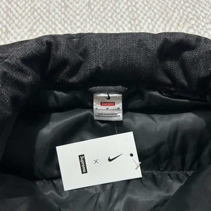 Supreme Nike Denim Puffer Vest - Black