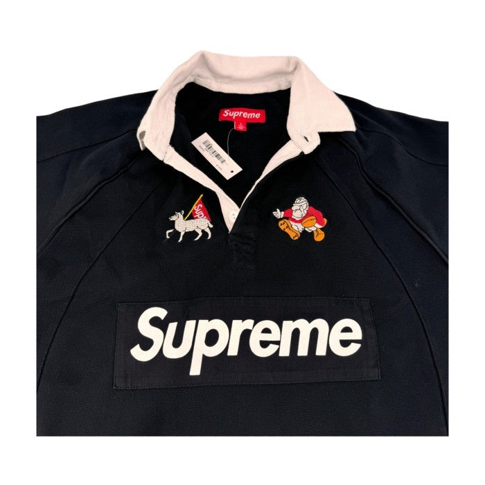 Supreme S/S Rugby Polo - Black