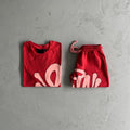Syna World Syna Logo T-shirt & Short Set/ Suit - Red