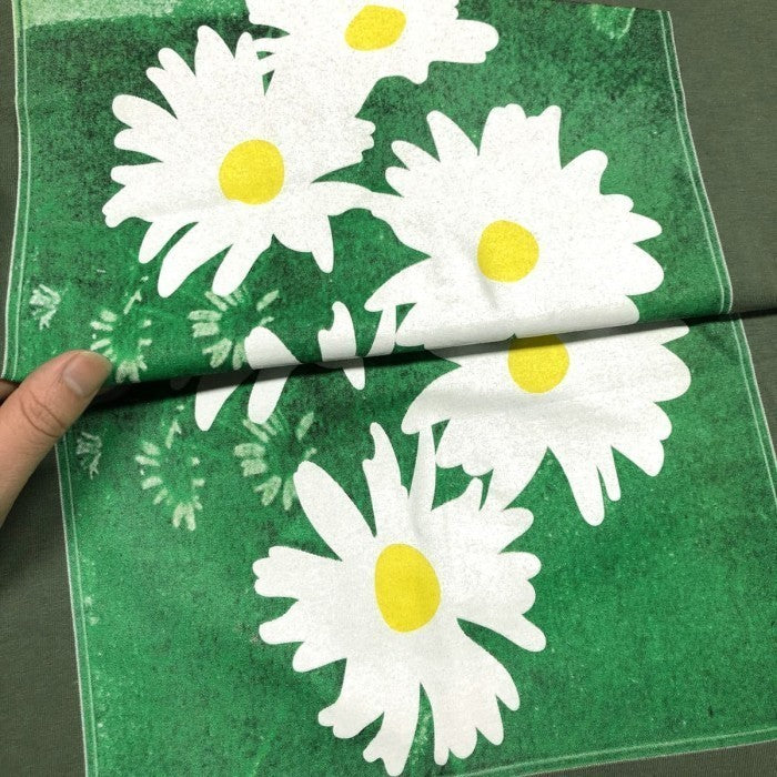 Travis Scott Astroworld Festival Run Flower Tee Olive